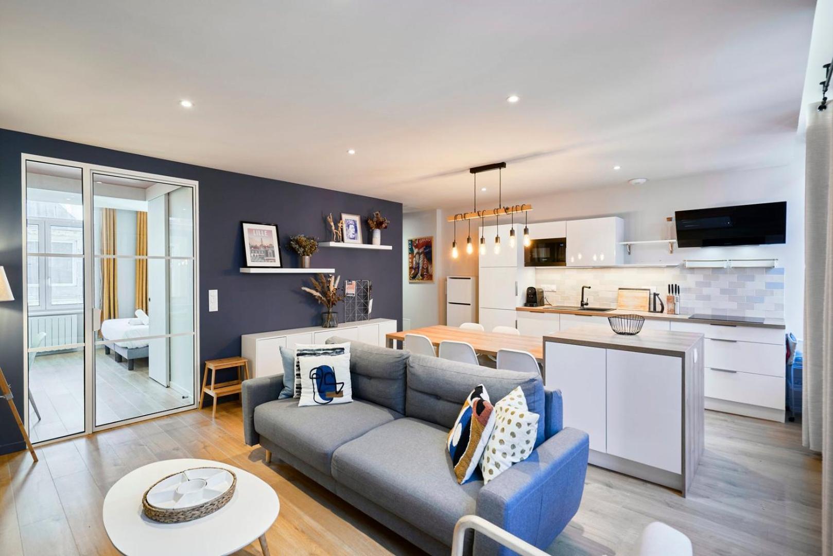 Apartment With Parking In The Heart Of Old Lille Zewnętrze zdjęcie